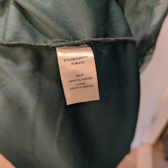 Green Pinkblush Lace Mesh Overlay Maxi Dress - Picture 3 of 8